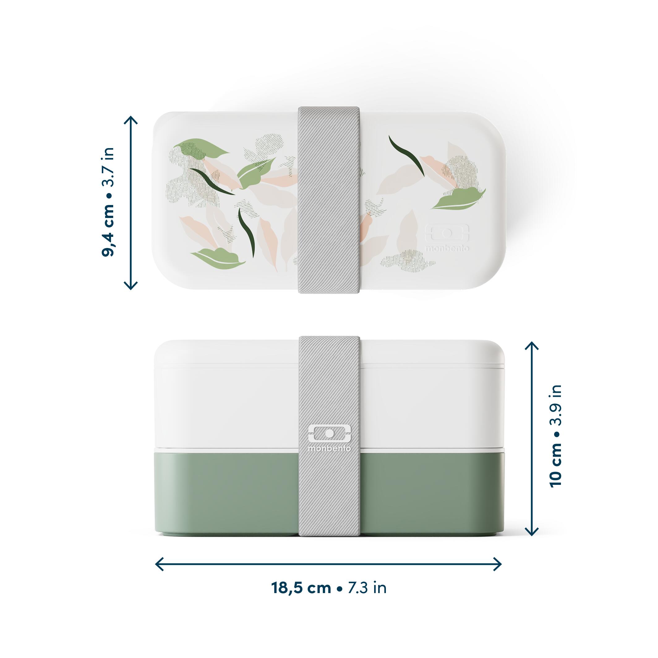 Boite repas 2x500ml - 1L|Adulte |Bureau, pique-nique|Made in France|Original 5/6