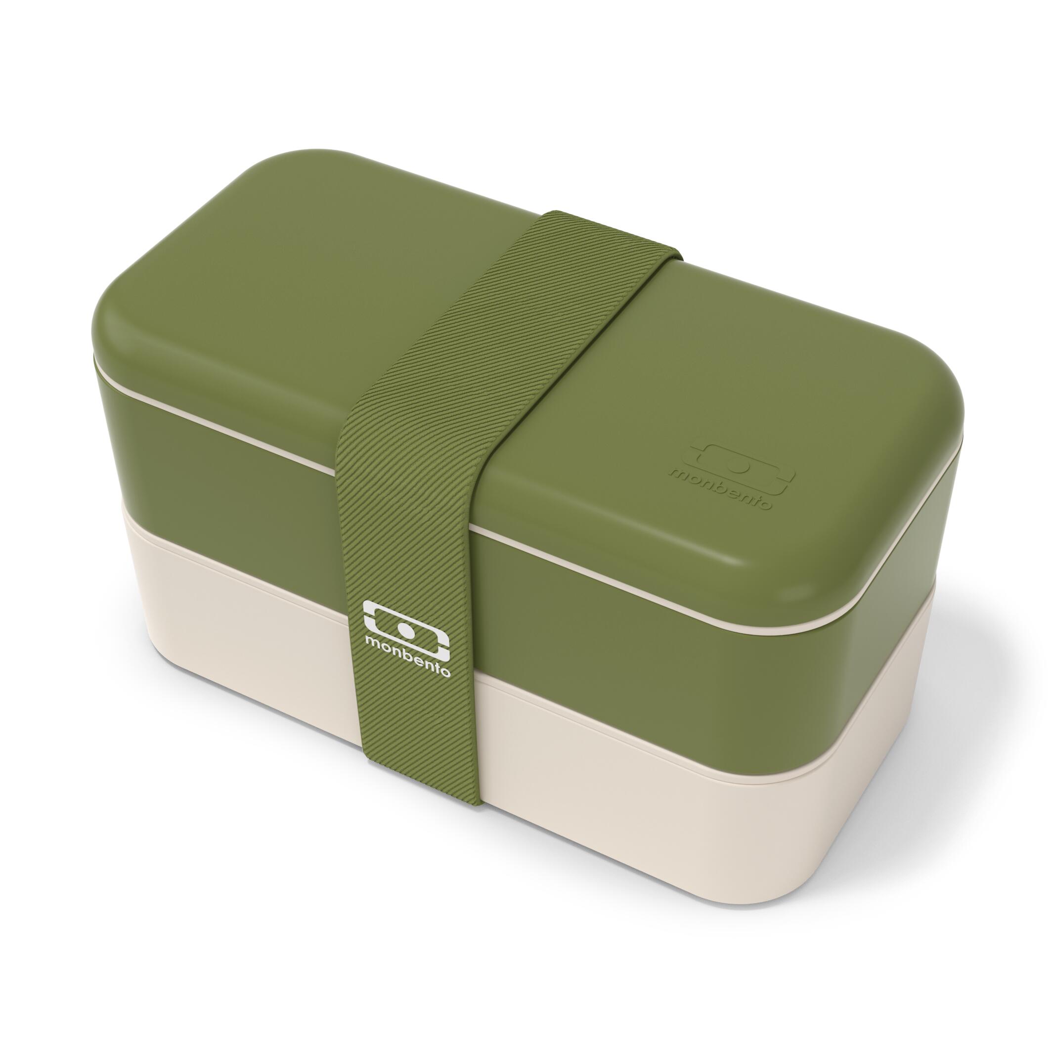 MONBENTO Portapranzo 2x500ml - 1L|Adulto|Ufficio, picnic|Made in France|Original