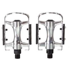 Paire de Pédales Plates Neatt Aluminium Argent