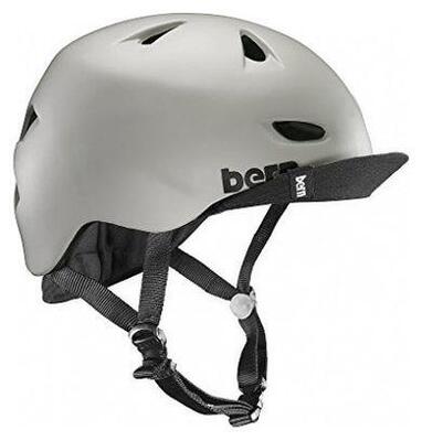 Casco Bern Brentwood 2.0 Beige Opaco con Visiera