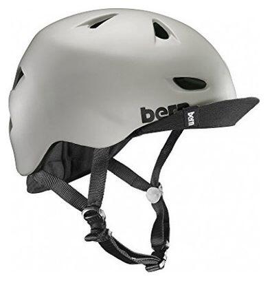 Casco Bern Brentwood 2.0 Beige Opaco con Visiera