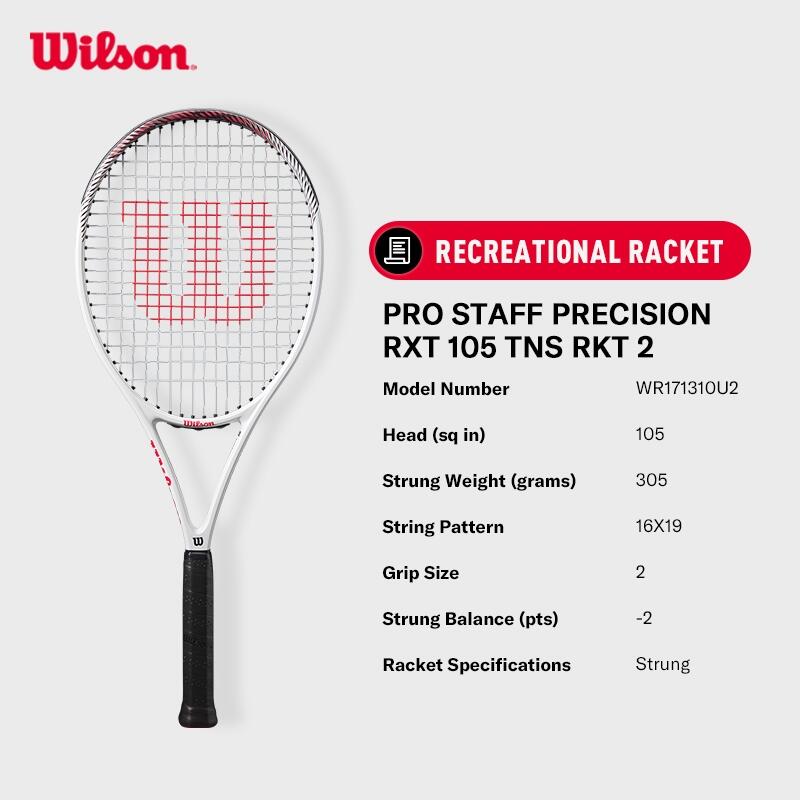 Wilson PRO STAFF PRECISION RXT 105 Tennis Racket (Pre-strung)