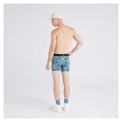 Boxer Saxx Droptemp® Cooling Cotton Outside Is In-Hydro Blue 3/4