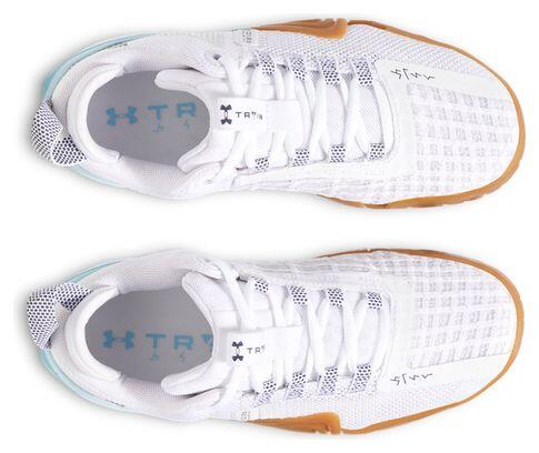 Under Armour Reign 6 White/Gum Women's Training Shoe 3/4
