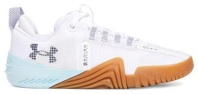 Under armour reign 6 white/gum women's training shoe