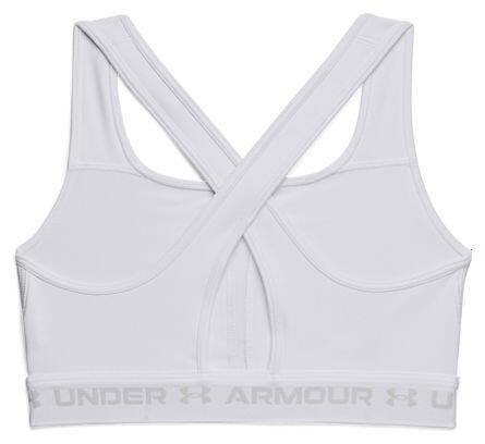 Brassiere Under Armour Crossback Mid Blanco Mujer — Soporte Medio 2/7
