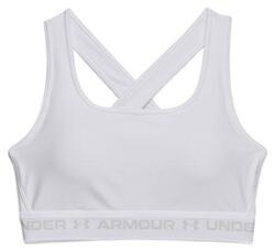 Brassière Under Armour Crossback Mid Bra Blanc Femme