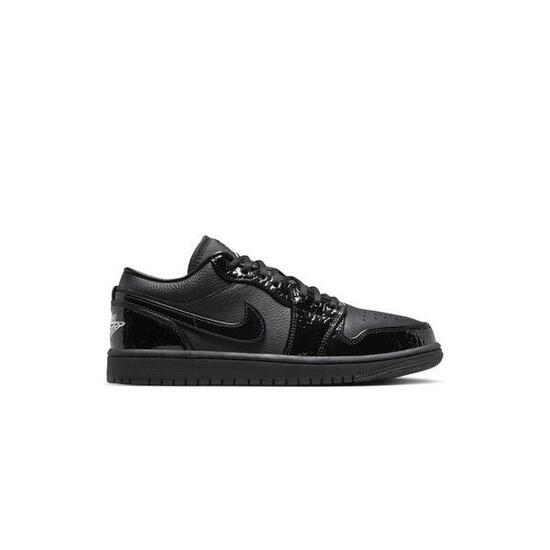 Zapatillas de moda AIR JORDAN 1 LOW SE "PATENT ELEPHANT BLACK