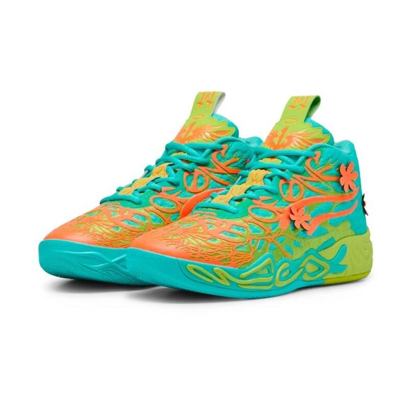 Tênis de basquete Puma modelo 310776-01 para crianças unissex 2/5