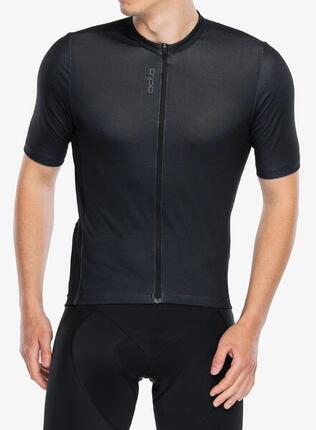 Koszulka kolarska męska Odlo Essential T-Shirt S/U Collar S/S Full Zip