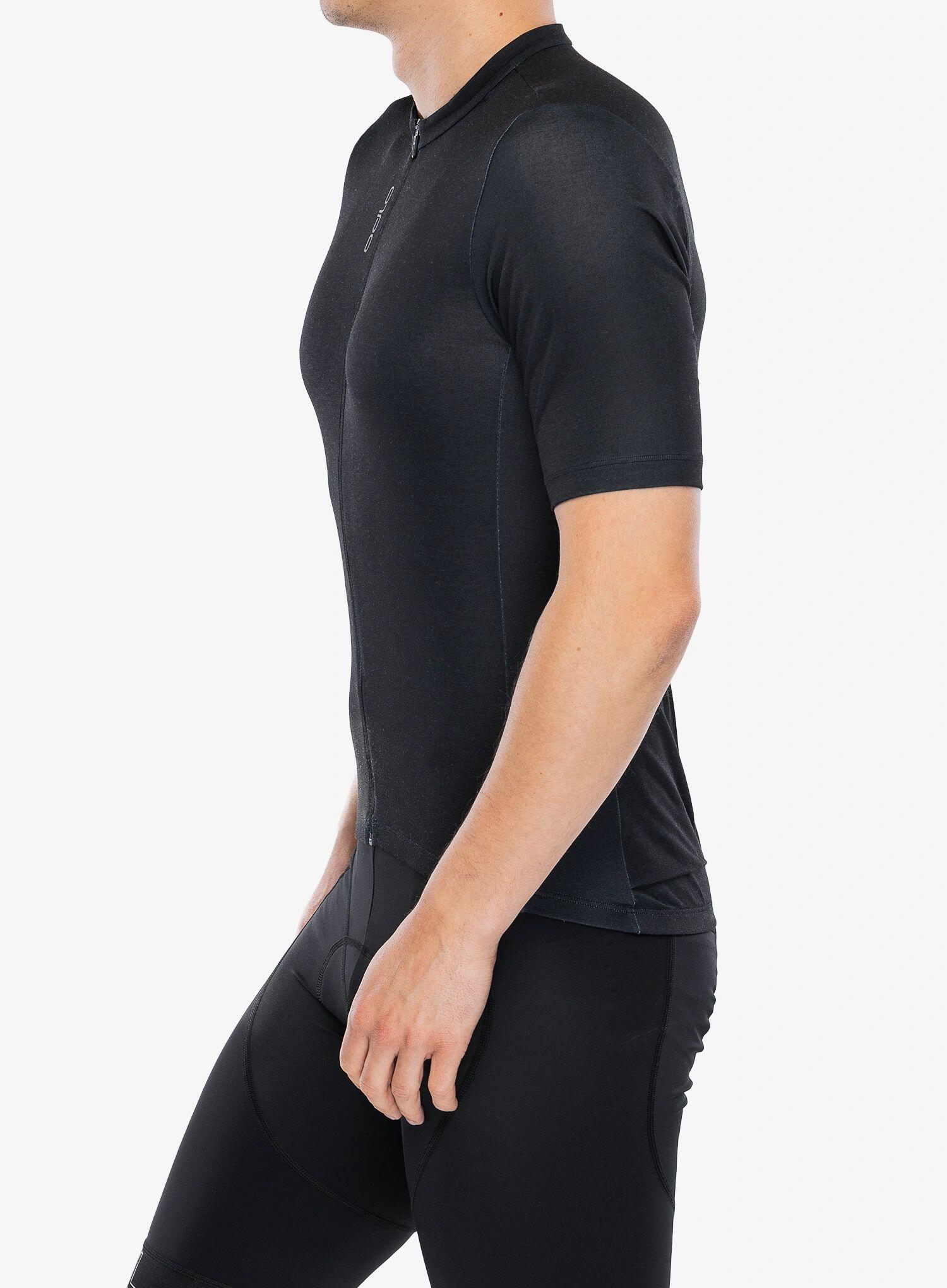 Koszulka kolarska męska Odlo Essential T-Shirt S/U Collar S/S Full Zip 4/7