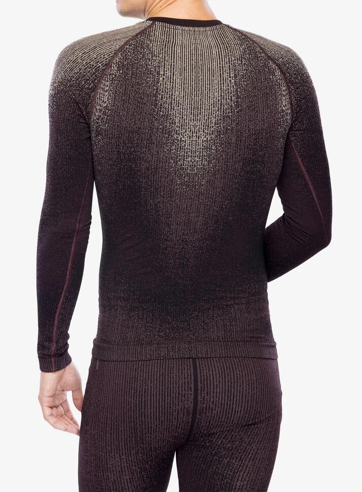 Bluza termoaktywna męska Odlo Performance Warm Blackcomb BL Top Crew Neck LS