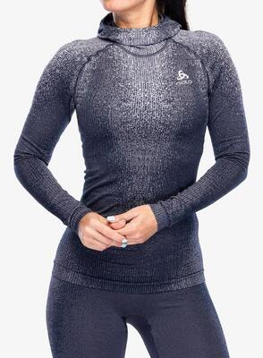 Odlo Damen Langarmshirt BL TOP facemask BLACKCOMB 196271