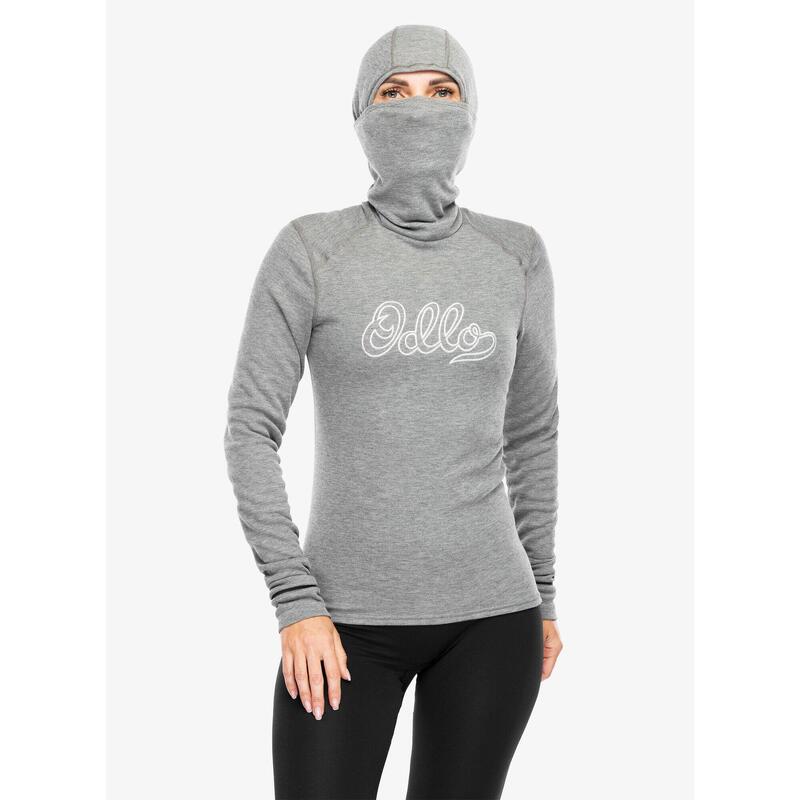 Bluza termoaktywna damska Odlo Active Warm Originals BL Top Facemask LS