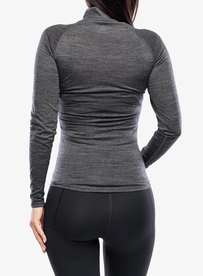 Bluza termiczna damska Odlo Natural Performance PW 150 BL Top Turtle Neck LS