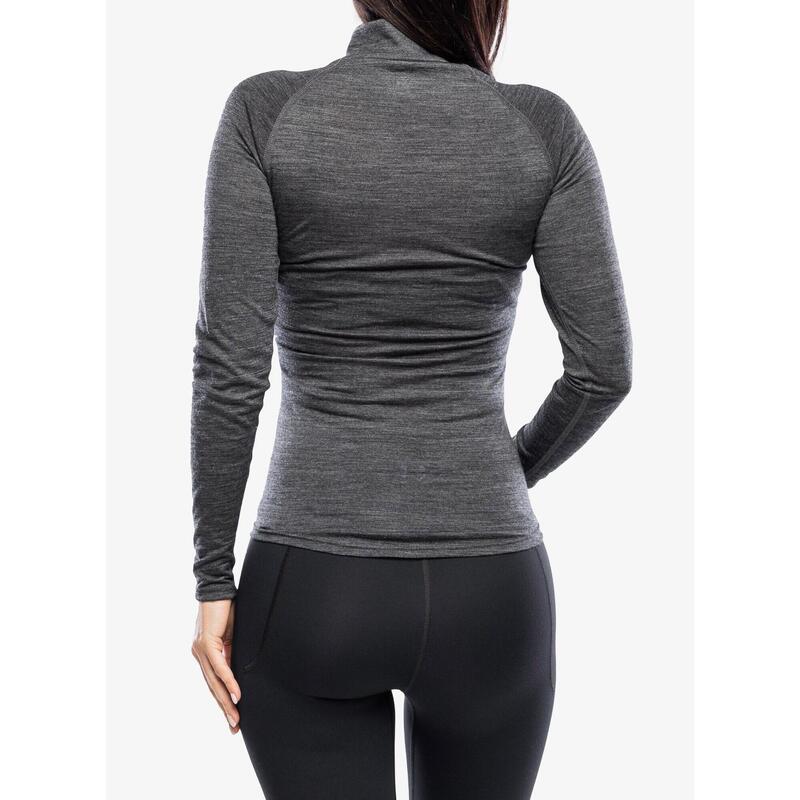 Bluza termiczna damska Odlo Natural Performance PW 150 BL Top Turtle Neck LS