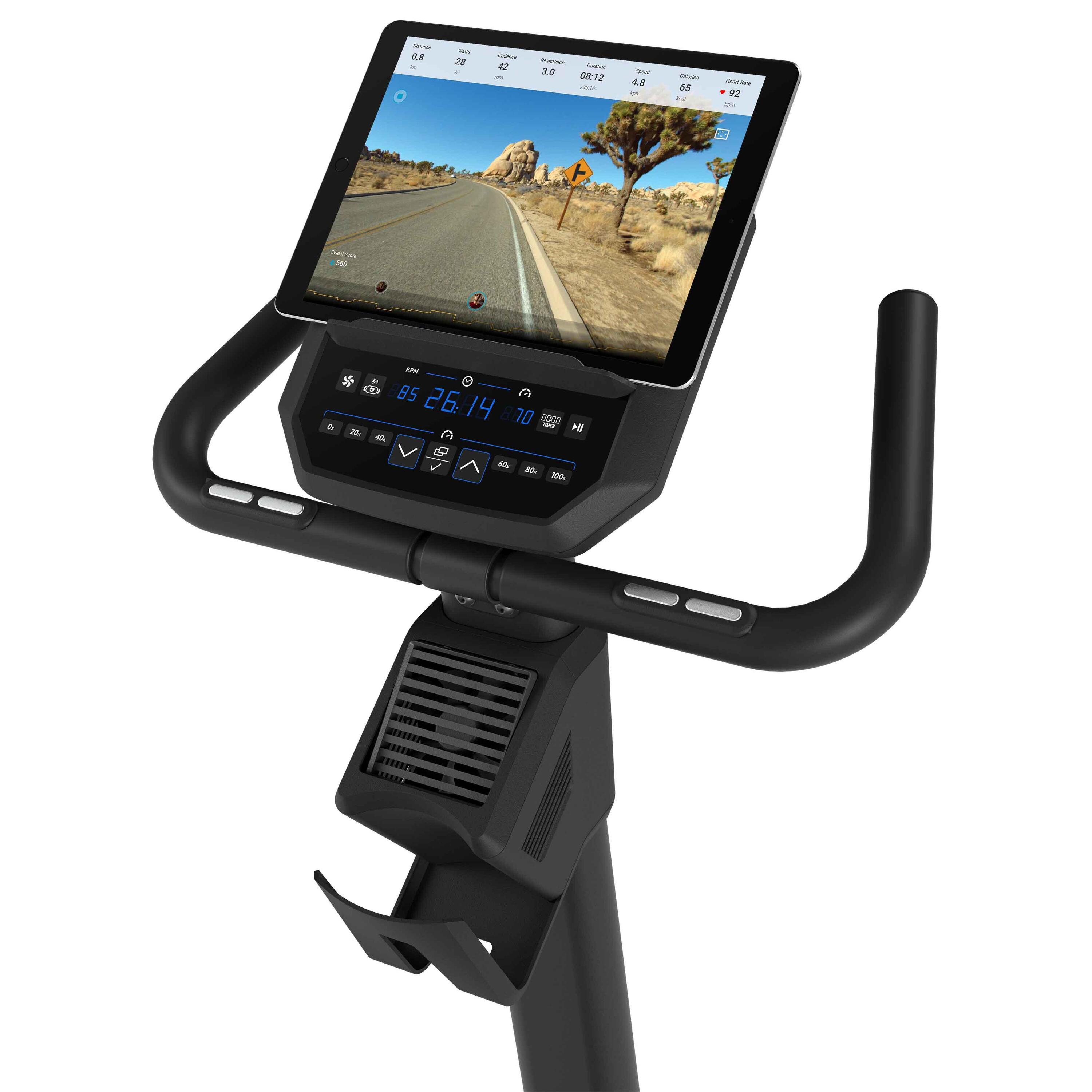 Vélo d’appartement droit 5.0U – résistance 50 niveaux, console LCD 5,5" 7/7
