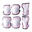Set 6 protectii sport Yvolution 3-5 ani Pink