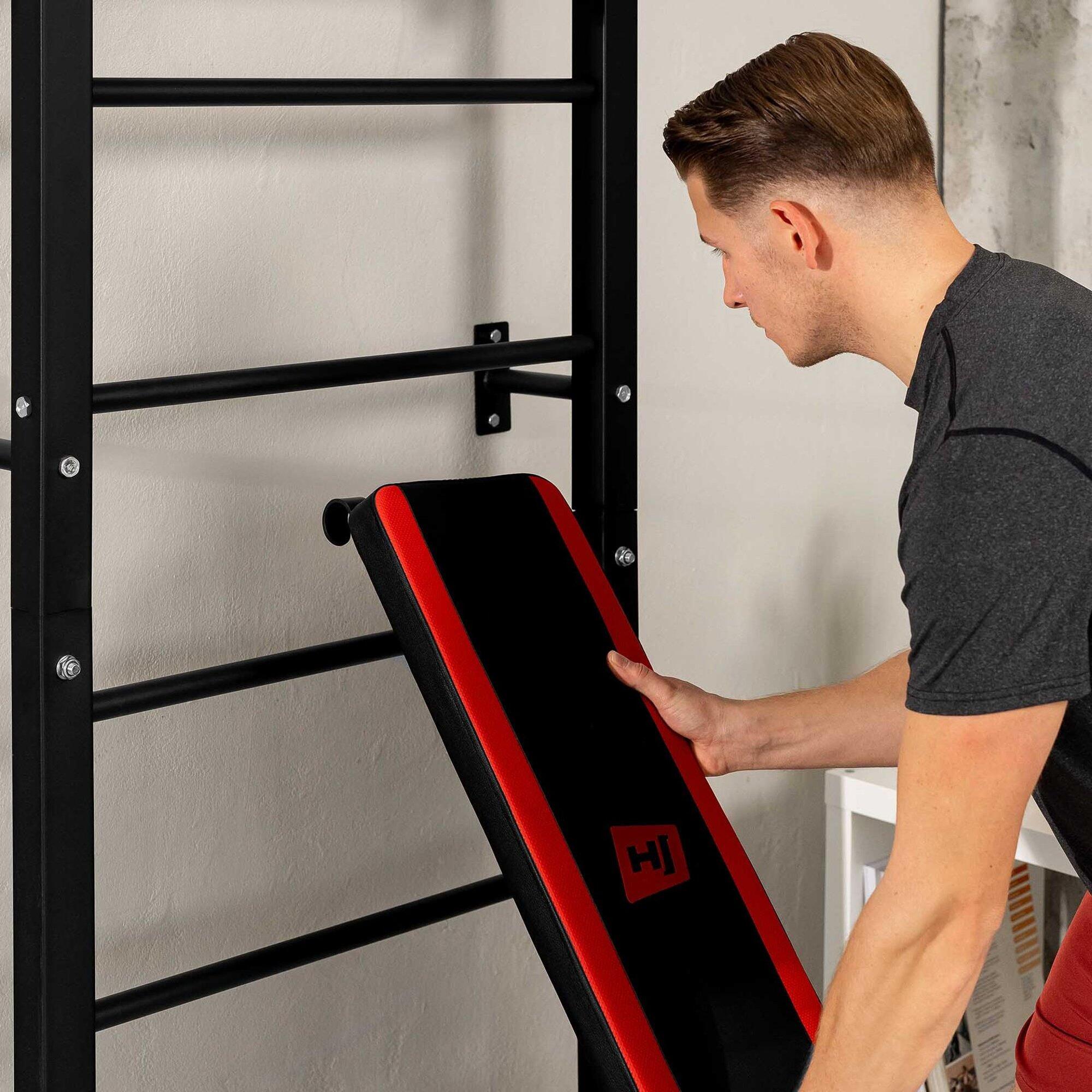 Barres parallèles pour calisthénie Hop-sport HS-1008K avec échelle 7/7