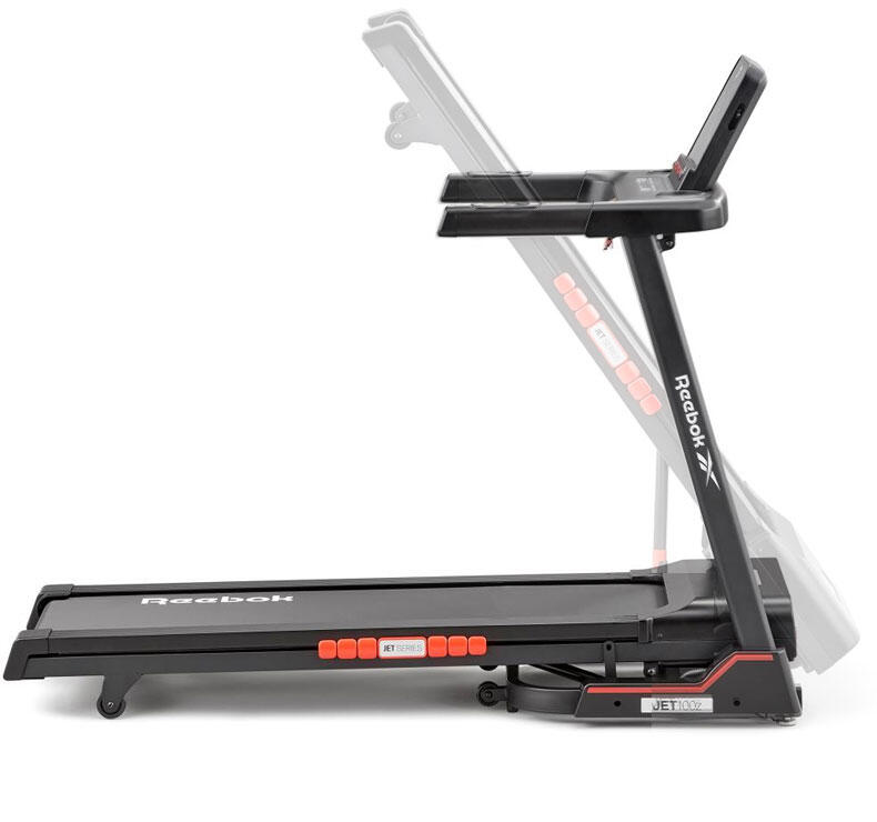 REEBOK Jet 100 Z Loopband - Kinomap en Zwift - 130x43 cm - 18 km/h - 24 programma's