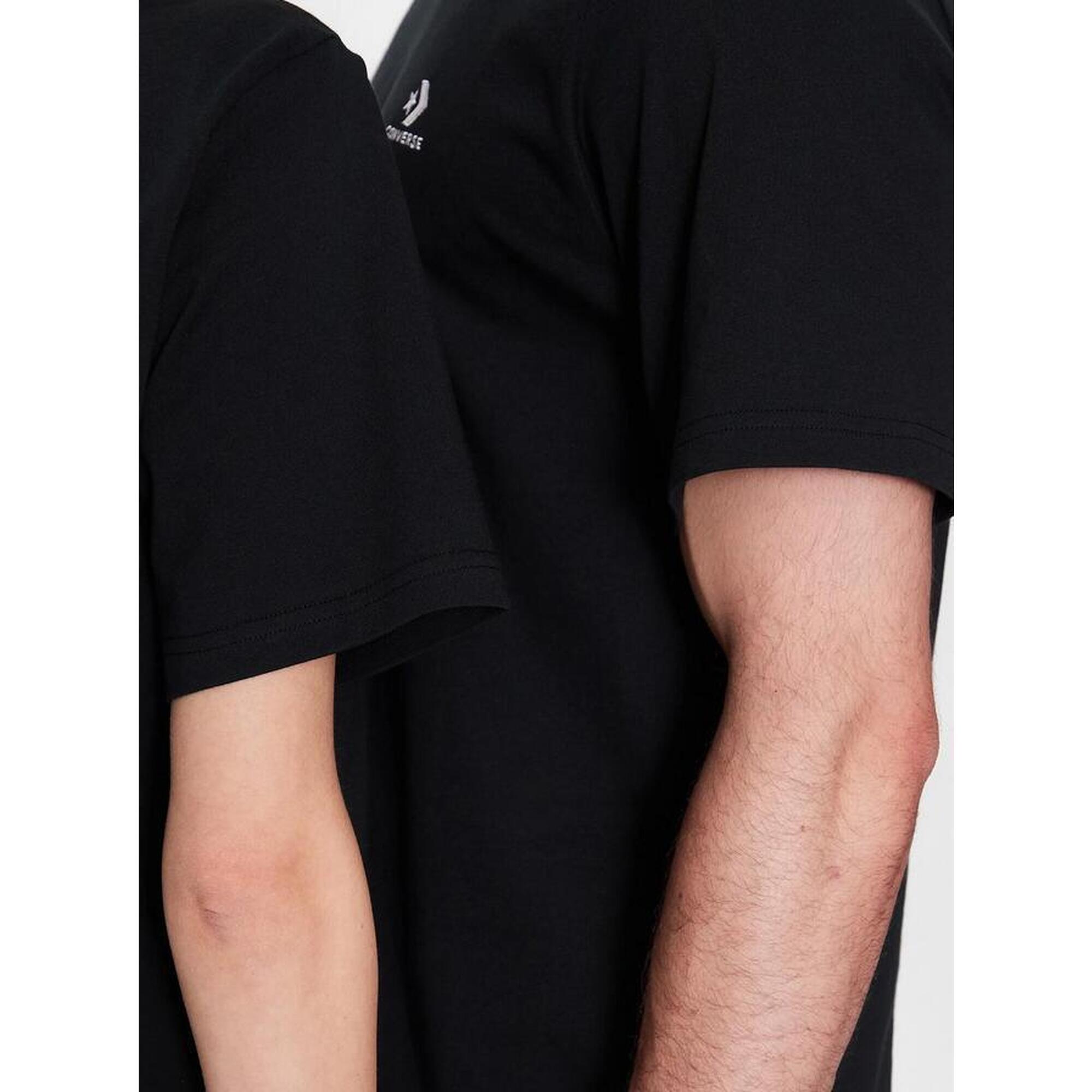 Tricou unisex Converse Go-To Embroidered Star Chevron, Negru
