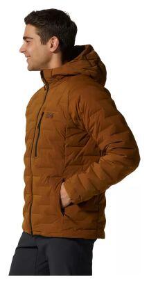 Doudoune Mountain Hardwear Stretch Down Hooded Marron Homme 5/5