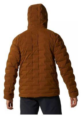 Doudoune Mountain Hardwear Stretch Down Hooded Marron Homme 2/5