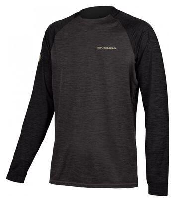 Endura SingleTrack Langarm-Trikot Atlantic Blau