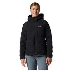 Doudoune Mountain Hardwear Stretch Down Hooded Noir Femme