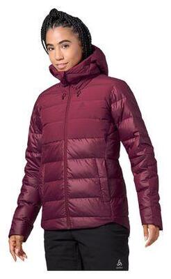 Kapuzenjacke Women Odlo Severin N-Thermic Rot Raspberry Fudge