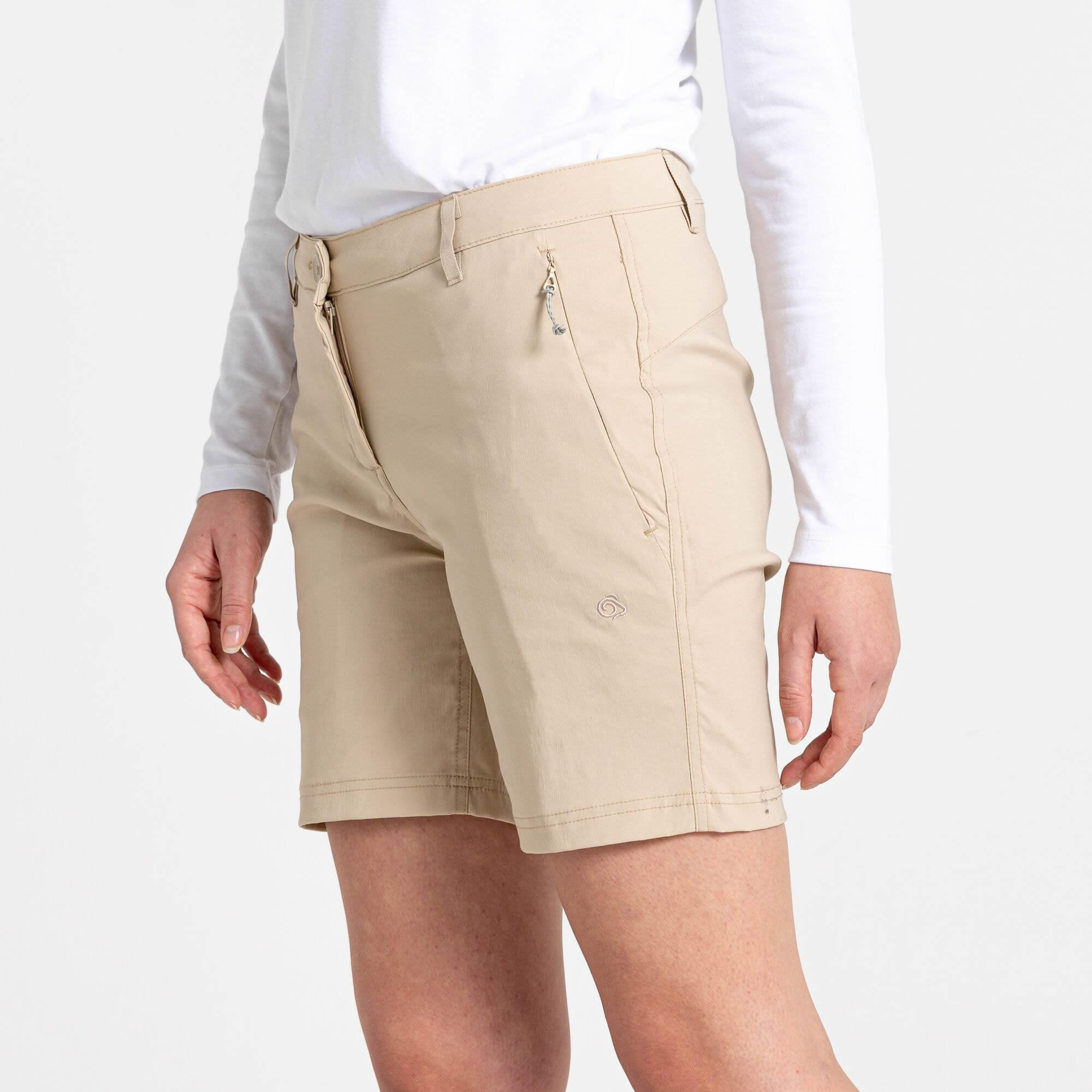CRAGHOPPERS Craghoppers NosiDefence Ladies Kiwi Pro Stretch III Shorts (CWJ1284)