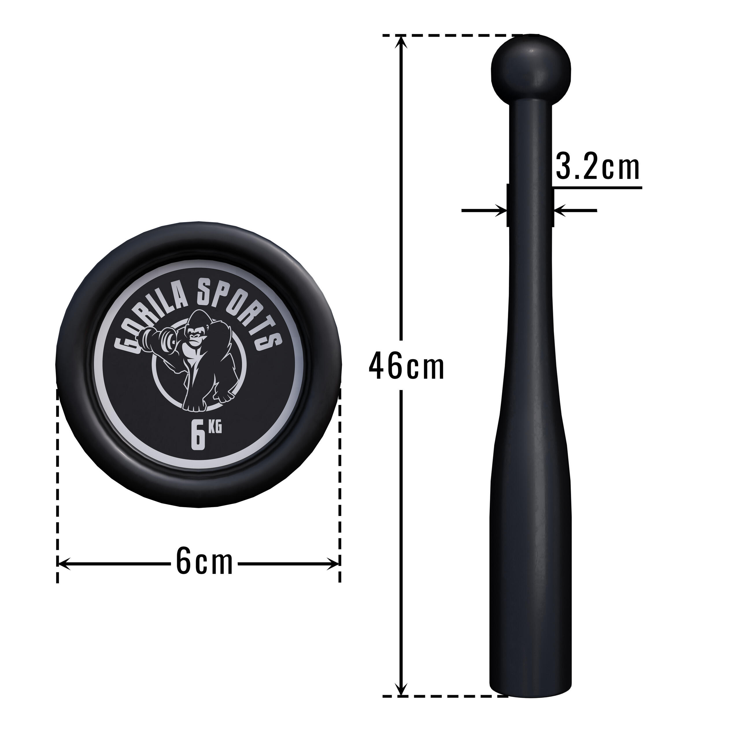 Indian clubbell - Massue de Musculation poids au choix 6/7