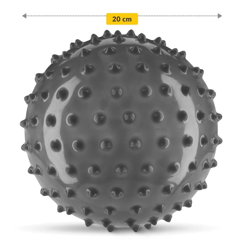 Piłka rehabilitacyjna z kolcami 4FIZJO 20 cm