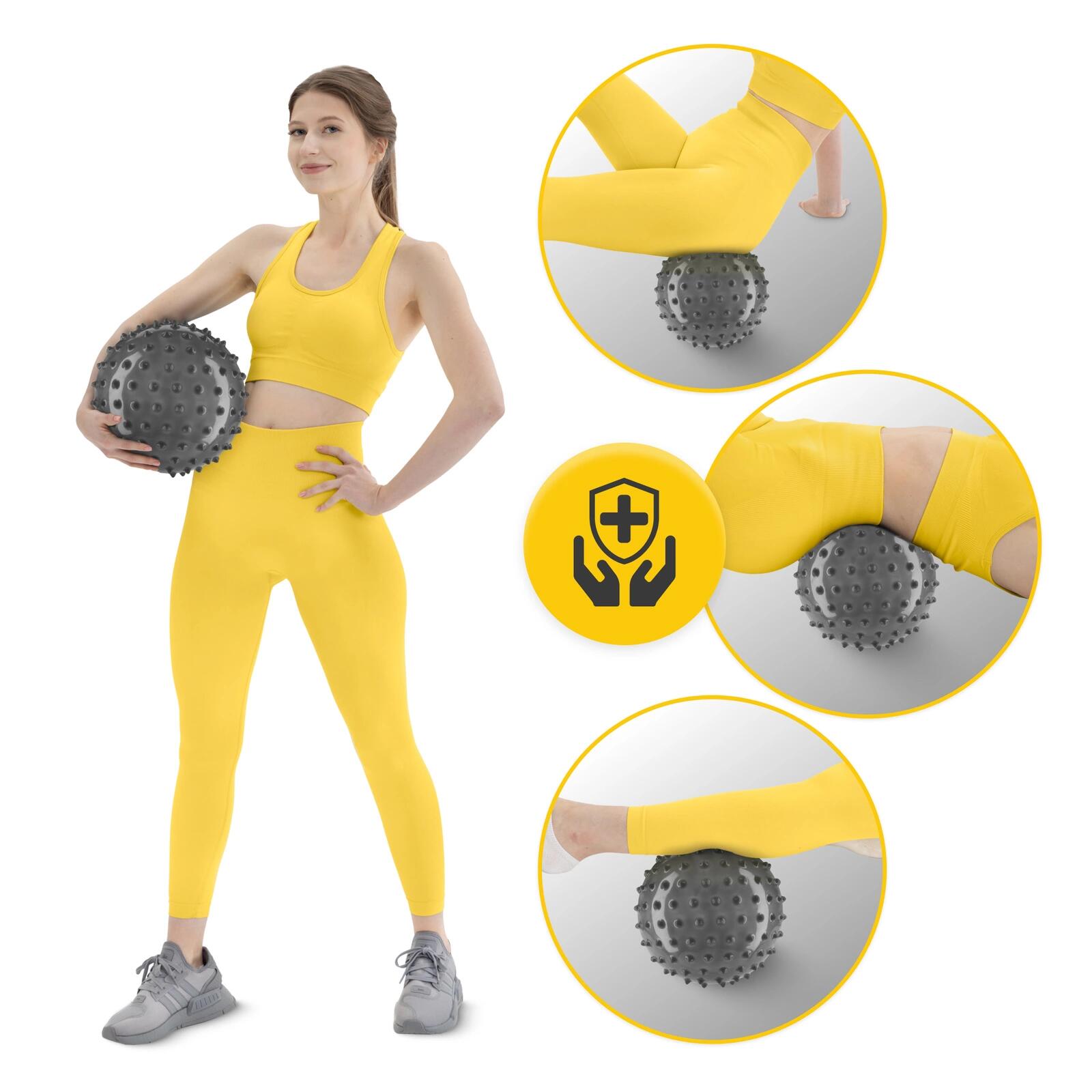 Igelball Reha - Rehabilitationsball mit Noppen - 20 cm 2/6