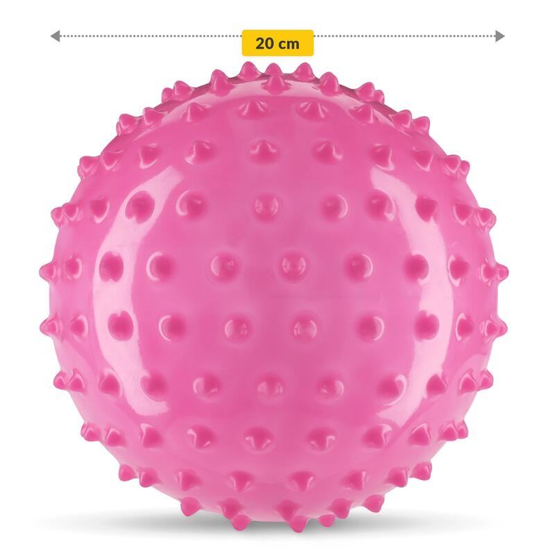 Piłka rehabilitacyjna z kolcami 4FIZJO 20 cm