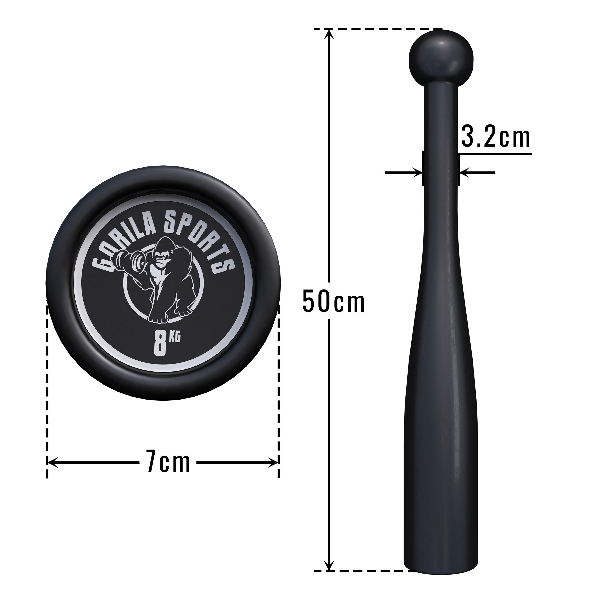 Indian clubbell - Massue de Musculation poids au choix 6/7