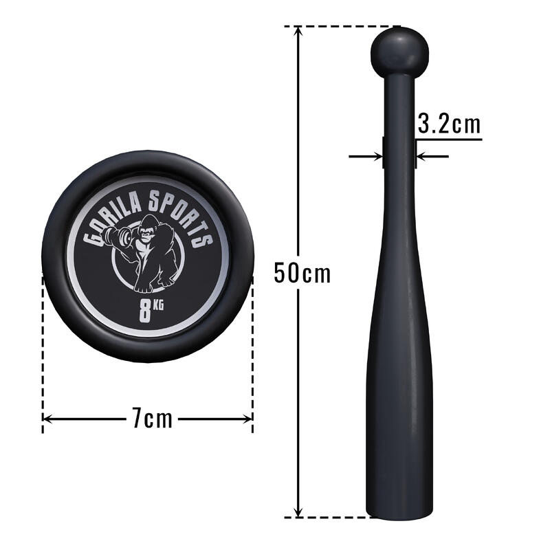 Indian Clubbells 8KG