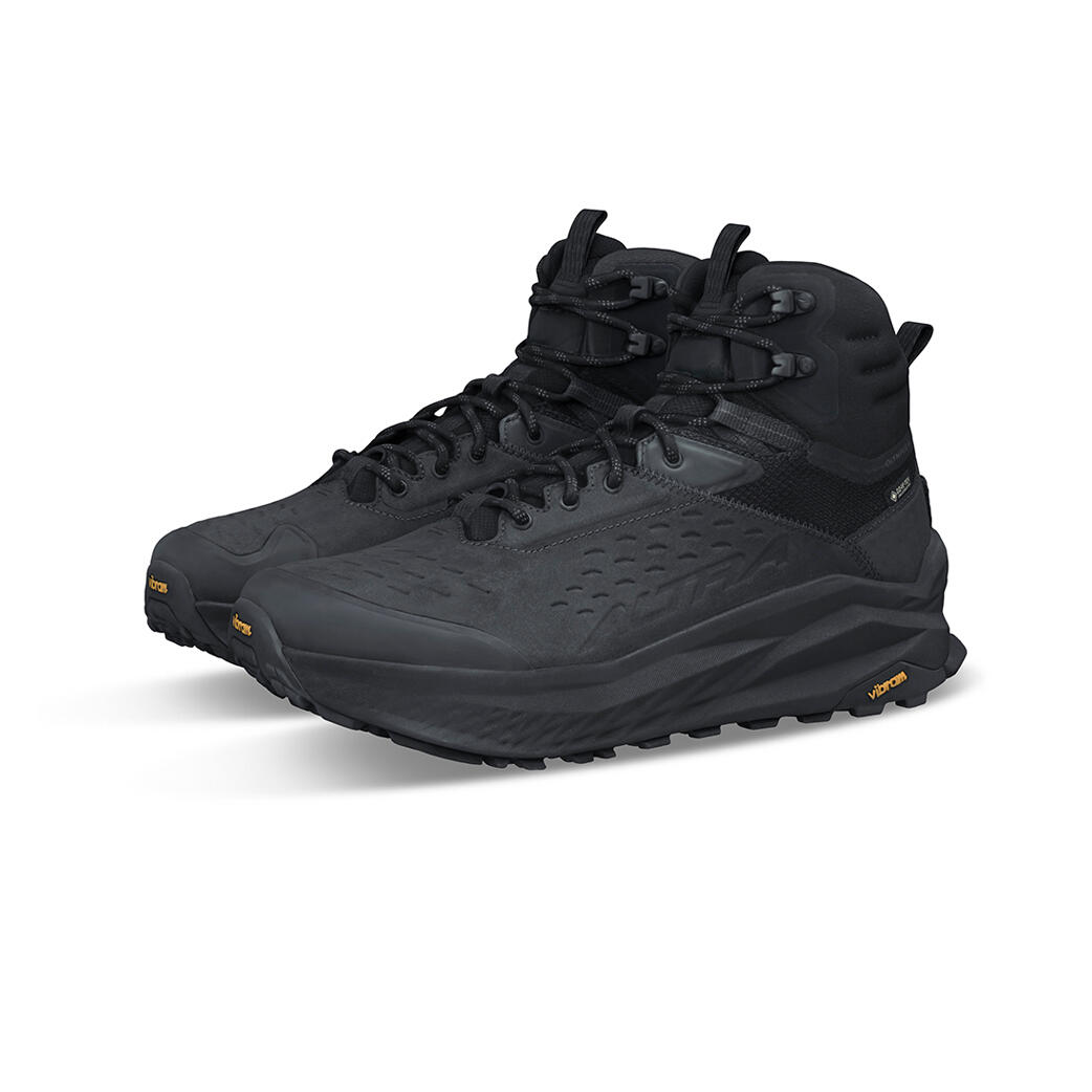 Sportschoenen Trail running HEREN Olympus 6 Hike Mid Gore-Tex Man ZWART 5/6