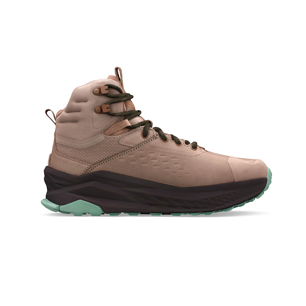 Sportschoenen Trail running DAMES Olympus 6 Hike Mid Gore-Tex Vrouw BEIGE 4/6
