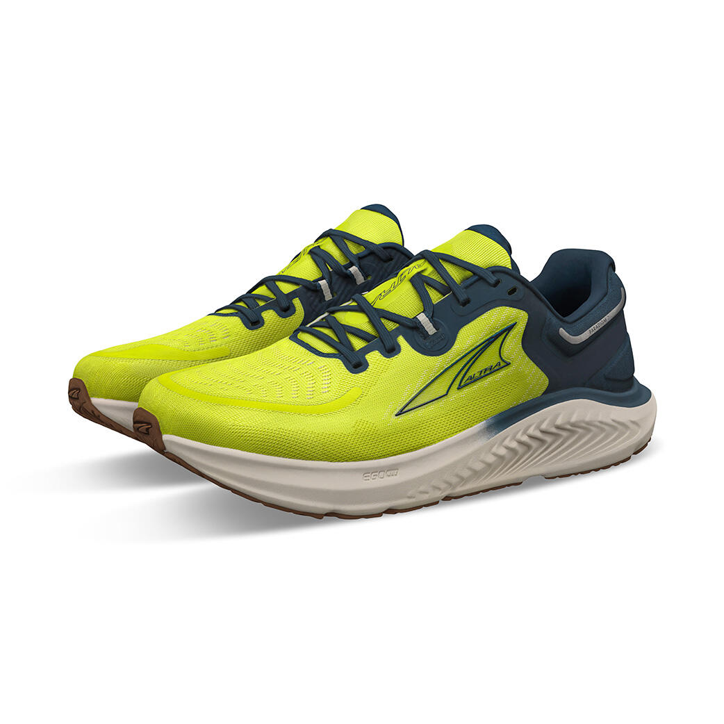Sportschoenen Trail running HEREN Paradigm 7 Man Limoengeel 5/6