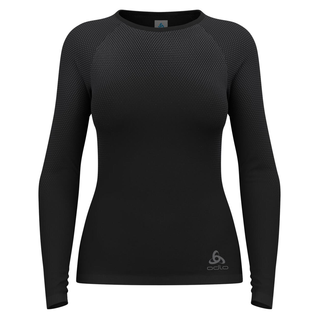 Bluza termoaktywna damska Odlo Performance Light Eco BL Top Crew Neck LS