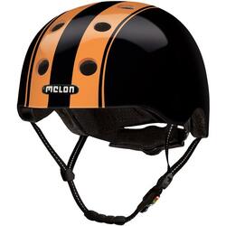 Casque Melon Urban Active Double Orange Noir Mat M-L
