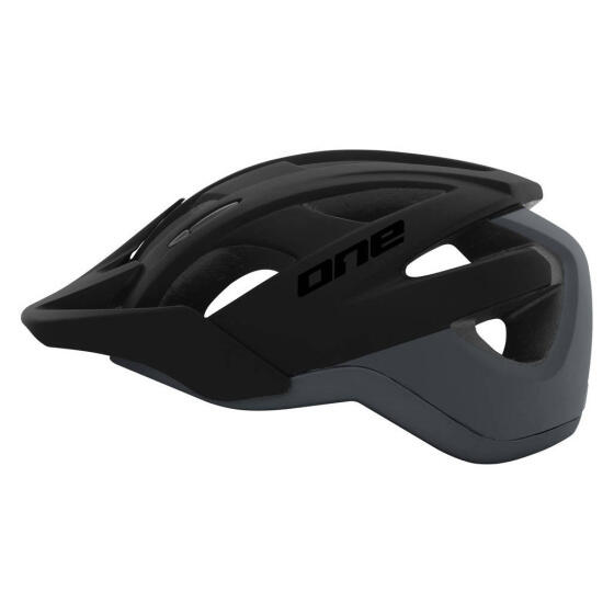 Casque de Vélo One Trail Pro - Gris Foncé/Noir, Taille L (58-61 cm) 3/6