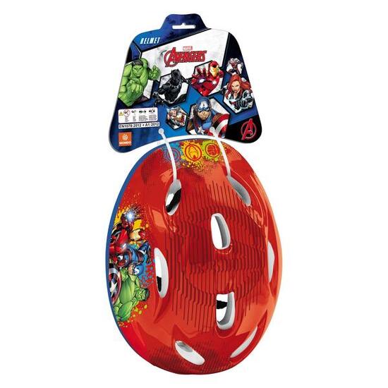 Casco bambino Mondo Marvel Avengers regolabile 52-56 cm rosso