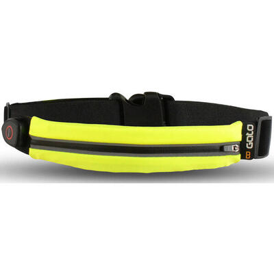 Outwet gato sport usb led belt waterproof neon yellow onesize