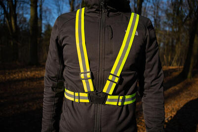 Reflexion harnas unisex schwarze Größe einsize