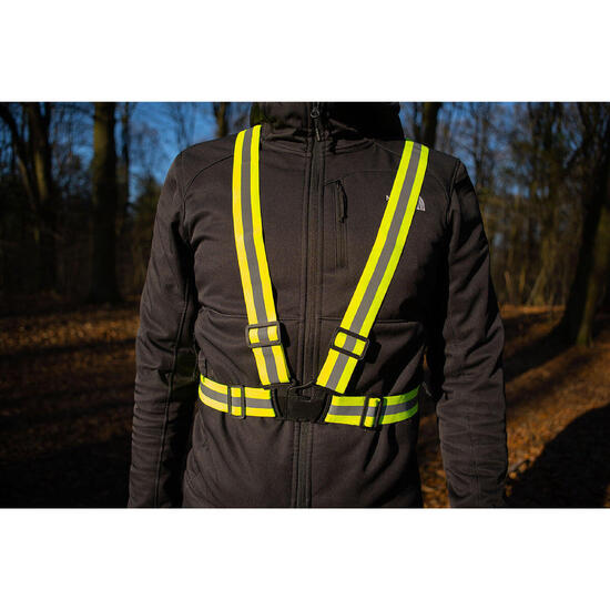 Szelki odblaskowe Lynx unisex żółte one-size