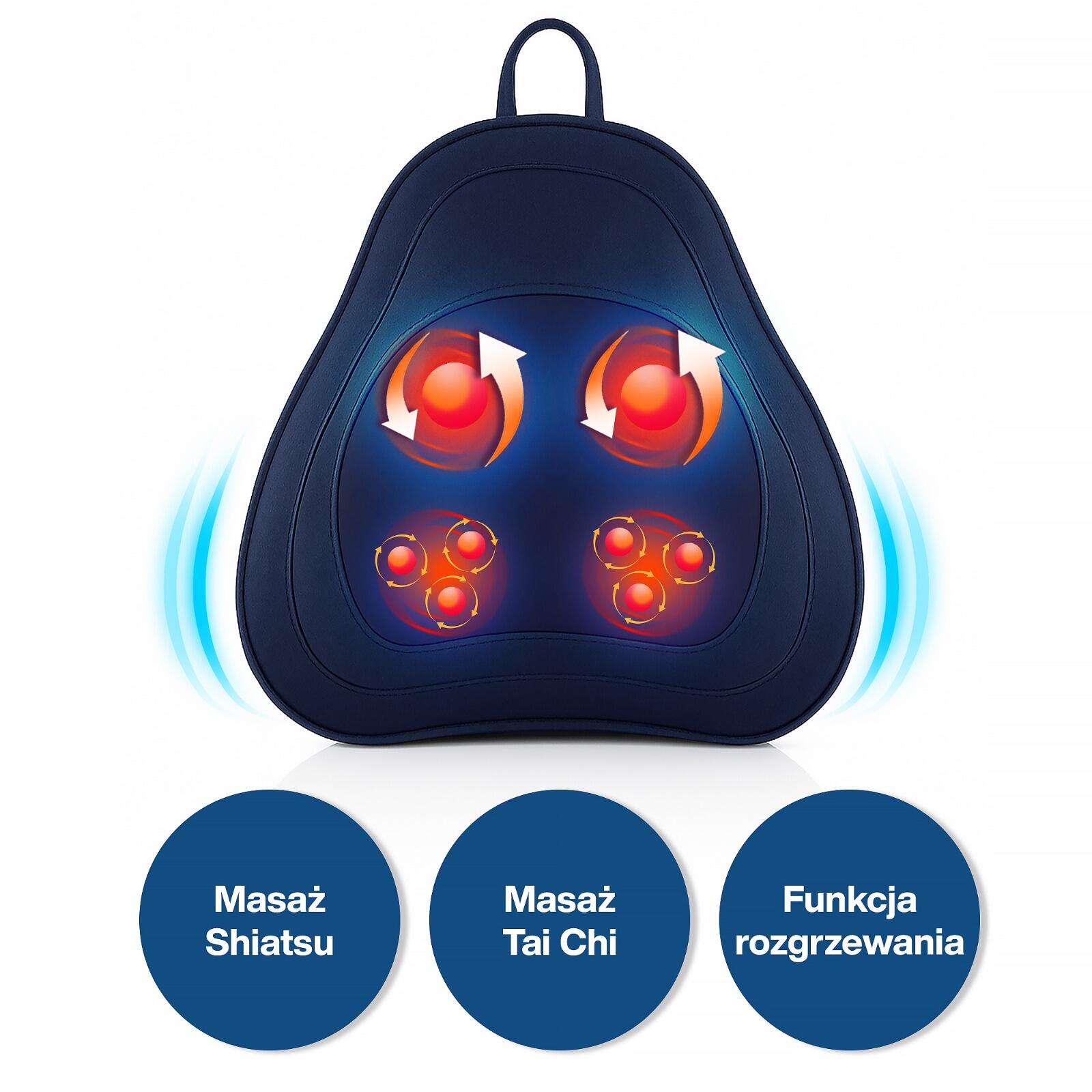 Medivon Zona, 3D massagekussen, 38-42°C compres, blue 2/7