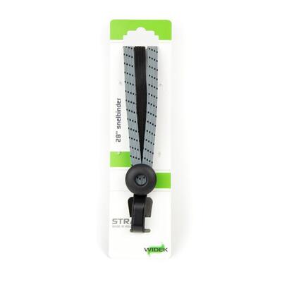 Qibbel widek triobinder oog met haak 3x12mm zwart steengrijs