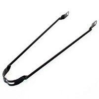 Stalen Spatbordstang 28 Inch Zwart voor Fietsen 1/2